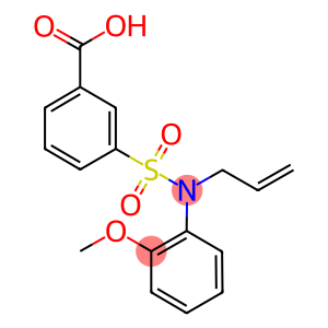 3-[ALLYL-(2-METHOXY-PHENYL)-SULFAMOYL]-BENZOIC ACID