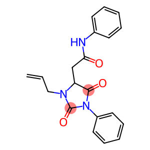 2-(3-ALLYL-2,5-DIOXO-1-PHENYLIMIDAZOLIDIN-4-YL)-N-PHENYLACETAMIDE