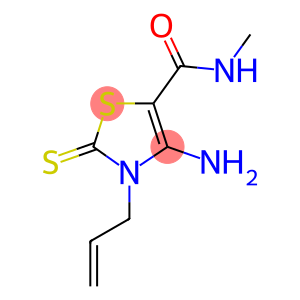 3-ALLYL-4-AMINO-2-THIOXO-2,3-DIHYDRO-THIAZOLE-5-CARBOXYLIC ACID METHYLAMIDE