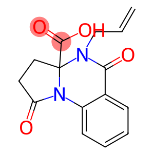 4-ALLYL-1,5-DIOXO-2,3,4,5-TETRAHYDROPYRROLO[1,2-A]QUINAZOLINE-3A(1H)-CARBOXYLIC ACID