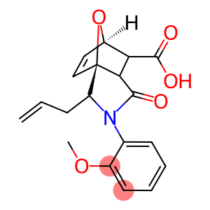 3-ALLYL-2-(2-METHOXYPHENYL)-1-OXO-1,2,3,6,7,7A-HEXAHYDRO-3A,6-EPOXYISOINDOLE-7-CARBOXYLIC ACID