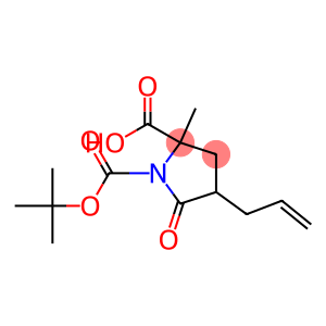 4-ALLYL-5-OXO-PYRROLIDINE-1,2-DICARBOXYLIC ACID 1-TERT-BUTYL ESTER 2-METHYL ESTER