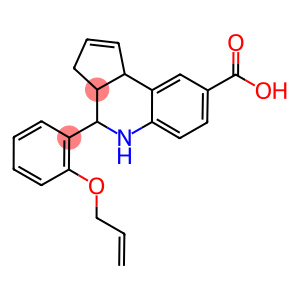 4-[2-(ALLYLOXY)PHENYL]-3A,4,5,9B-TETRAHYDRO-3H-CYCLOPENTA [C]QUINOLINE-8-CARBOXYLIC ACID