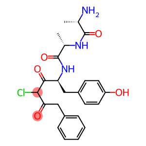 alanyl-alanyl-tyrosyl(benzyl)-chloromethylketone