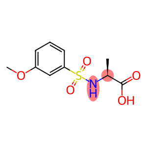 ALANINE, N-[(3-METHOXYPHENYL)SULFONYL]-