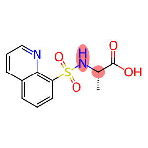 ALANINE, N-(8-QUINOLINYLSULFONYL)-