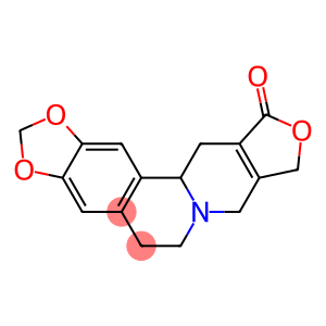 5,6,8,9,12,12a-Hexahydro-11H-1,3-benzodioxolo[5,6-a]furo[3,4-g]quinolizin-11-one