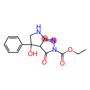 2,3,3a,4,5,6-Hexahydro-4-hydroxy-4-phenyl-3-oxopyrrolo[2,3-c]pyrazole-2-carboxylic acid ethyl ester