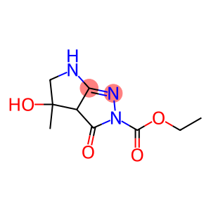 2,3,3a,4,5,6-Hexahydro-4-hydroxy-4-methyl-3-oxopyrrolo[2,3-c]pyrazole-2-carboxylic acid ethyl ester