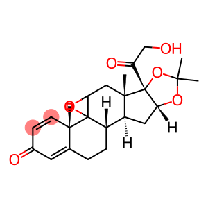 9A,11-EPOXY-21-HYDROXY-16A,17A-ISOPROPYLIDENEDIOXYPREGNA-1,4-DIENE-3,20-DIONE