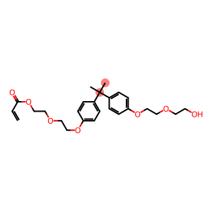 Acrylic acid 2-[2-[4-[4-[2-(2-hydroxyethoxy)ethoxy]-α,α-dimethylbenzyl]phenoxy]ethoxy]ethyl ester