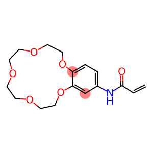 N(2,3,5,6,8,9,11,12-OCTAHYDRO-1,4,7,10,13-BENZOPENTAOXACYCLOPENTADECIN-15-YL)-2-PROPENAMIDE