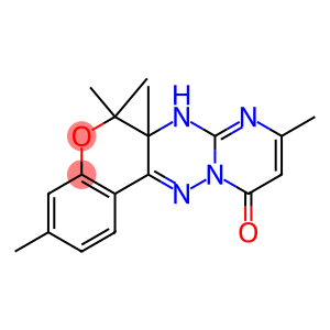 6a,7-Dihydro-3,6,6,6a,9-pentamethyl-6H,11H-7,8,11a,12-tetraaza-5-oxabenzo[a]anthracen-11-one