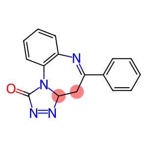 3a,4-Dihydro-5-(phenyl)-1H-[1,2,4]triazolo[4,3-a][1,5]benzodiazepin-1-one