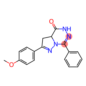 3,3a-Dihydro-2-(4-methoxyphenyl)-7-phenylpyrazolo[1,5-d][1,2,4]triazin-4(5H)-one