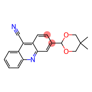 9-Acridinecarbonitrile,  3-(5,5-dimethyl-1,3-dioxan-2-yl)-