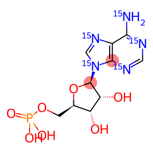 ADENOSINE 5'-MONOPHOSPHATE (U-15N5)