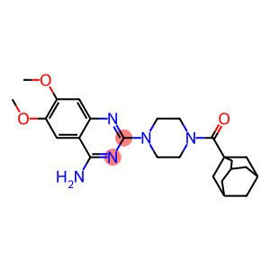 2-[4-[(1-Adamantyl)carbonyl]-1-piperazinyl]-4-amino-6,7-dimethoxyquinazoline