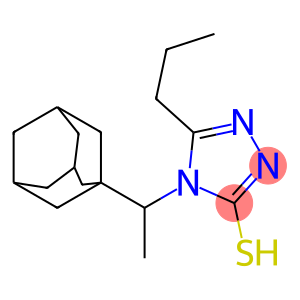 4-[1-(adamantan-1-yl)ethyl]-5-propyl-4H-1,2,4-triazole-3-thiol