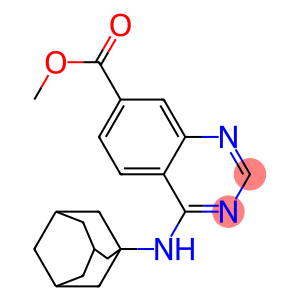 4-(ADAMANTAN-1-YLAMINO)-QUINAZOLINE-7-CARBOXYLIC ACID METHYL ESTER