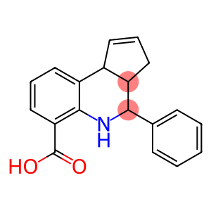 3A,4,5,9B-TETRAHYDRO-4-PHENYL-3H-CYCLOPENTA[C]QUINOLINE-6-CARBOXYLIC ACID