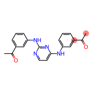 1-(3-{[2-(3-acetylanilino)-4-pyrimidinyl]amino}phenyl)ethanone