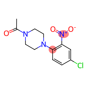 1-acetyl-4-{4-chloro-2-nitrophenyl}piperazine