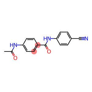 4-(acetylamino)-N-(4-cyanophenyl)benzamide