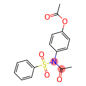 4-[acetyl(phenylsulfonyl)amino]phenyl acetate