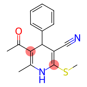 5-acetyl-6-methyl-2-(methylsulfanyl)-4-phenyl-1,4-dihydropyridine-3-carbonitrile