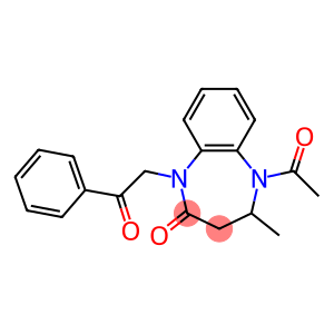 5-acetyl-4-methyl-1-(2-oxo-2-phenylethyl)-1,3,4,5-tetrahydro-2H-1,5-benzodiazepin-2-one