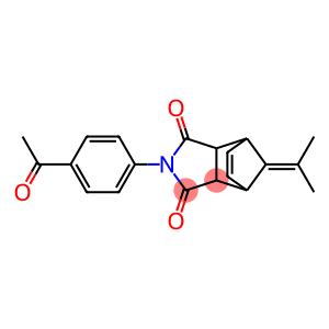 4-(4-acetylphenyl)-10-(1-methylethylidene)-4-azatricyclo[5.2.1.0~2,6~]dec-8-ene-3,5-dione