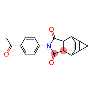 4-(4-acetylphenyl)-4-azatetracyclo[5.3.2.0~2,6~.0~8,10~]dodec-11-ene-3,5-dione