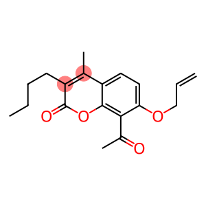 8-acetyl-7-(allyloxy)-3-butyl-4-methyl-2H-chromen-2-one