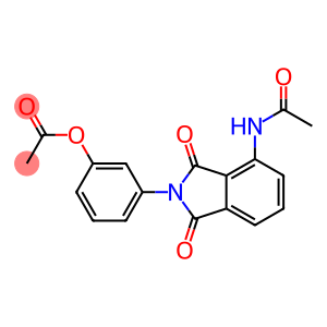 3-[4-(acetylamino)-1,3-dioxo-1,3-dihydro-2H-isoindol-2-yl]phenyl acetate