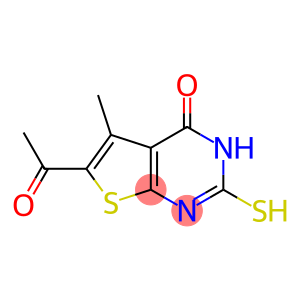 6-acetyl-2-mercapto-5-methylthieno[2,3-d]pyrimidin-4(3H)-one