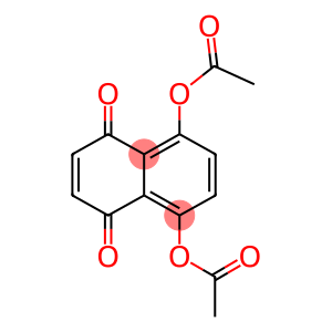 4-(acetyloxy)-5,8-dioxo-5,8-dihydro-1-naphthalenyl acetate