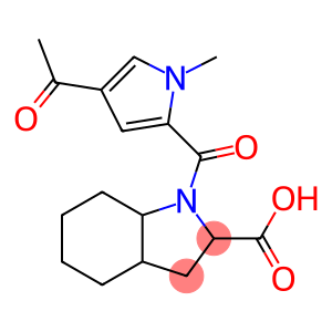 1-[(4-acetyl-1-methyl-1H-pyrrol-2-yl)carbonyl]octahydro-1H-indole-2-carboxylic acid