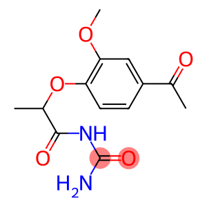 [2-(4-acetyl-2-methoxyphenoxy)propanoyl]urea