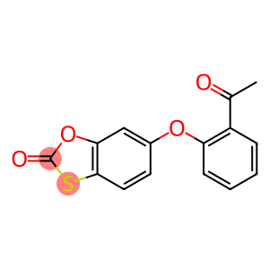 6-(2-acetylphenoxy)-2H-1,3-benzoxathiol-2-one