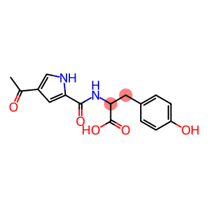 2-{[(4-acetyl-1H-pyrrol-2-yl)carbonyl]amino}-3-(4-hydroxyphenyl)propanoic acid