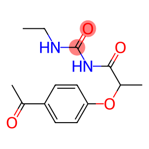 1-[2-(4-acetylphenoxy)propanoyl]-3-ethylurea