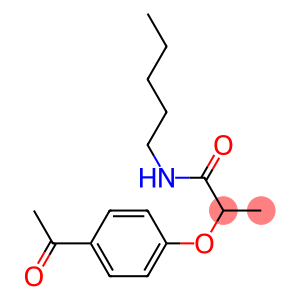 2-(4-acetylphenoxy)-N-pentylpropanamide