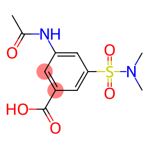 3-(acetylamino)-5-[(dimethylamino)sulfonyl]benzoic acid