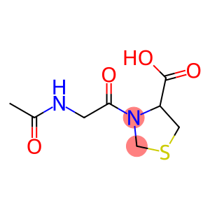 3-[(acetylamino)acetyl]-1,3-thiazolidine-4-carboxylic acid