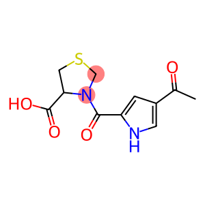 3-[(4-acetyl-1H-pyrrol-2-yl)carbonyl]-1,3-thiazolidine-4-carboxylic acid