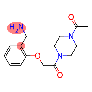 1-{2-[2-(4-acetylpiperazin-1-yl)-2-oxoethoxy]phenyl}methanamine