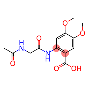 2-{[(acetylamino)acetyl]amino}-4,5-dimethoxybenzoic acid