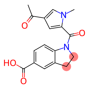 1-[(4-acetyl-1-methyl-1H-pyrrol-2-yl)carbonyl]indoline-5-carboxylic acid