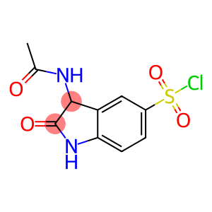 3-(acetylamino)-2-oxoindoline-5-sulfonyl chloride